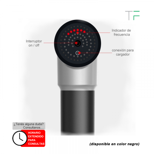 Pistola masajeador personal s/indicador