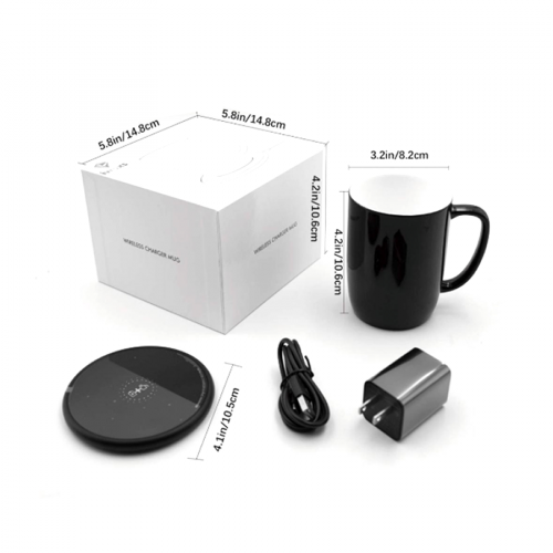 Taza con calentador inalámbrico