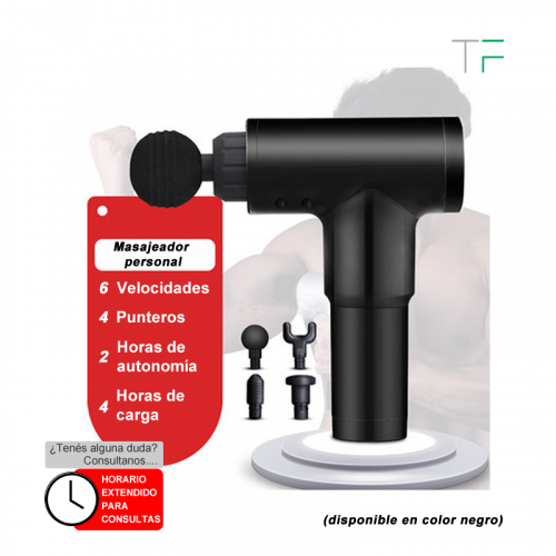 Pistola masajeador personal s/indicador