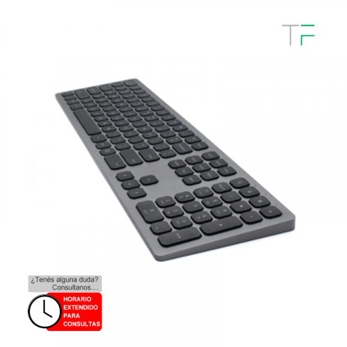 Teclado bluetooth recargable c/numérico