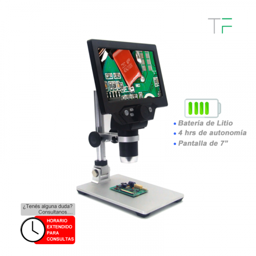 Microscopio digital HD 7"