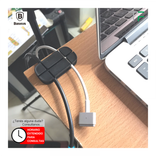 Soporte clip para  cables en cruz
