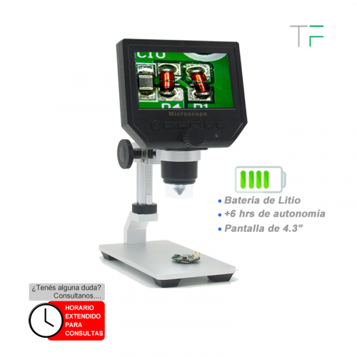 Microscopio digital HD 4.3"