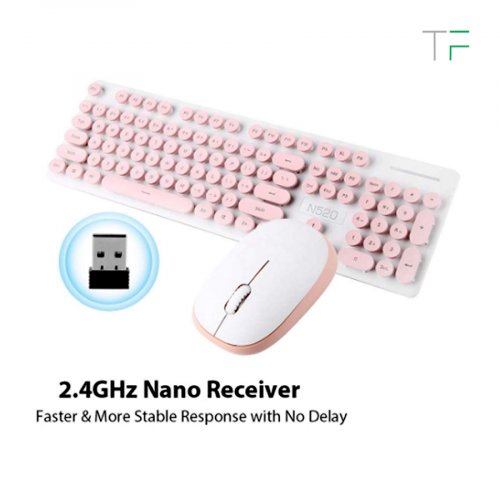 Teclado retro inalámbrico 