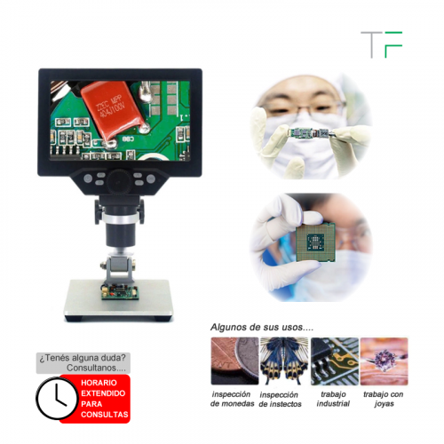 Microscopio digital HD 7"