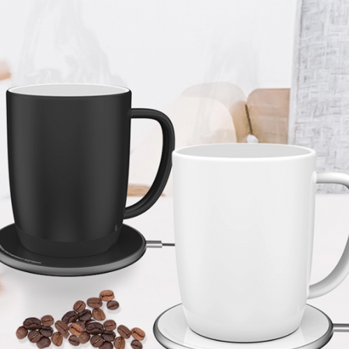 Taza con calentador inalámbrico