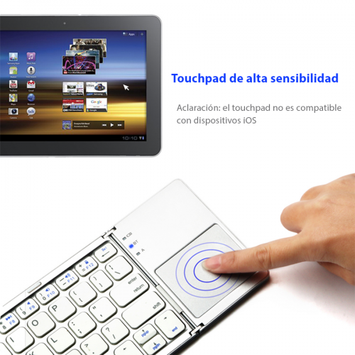 Teclado con touchpad