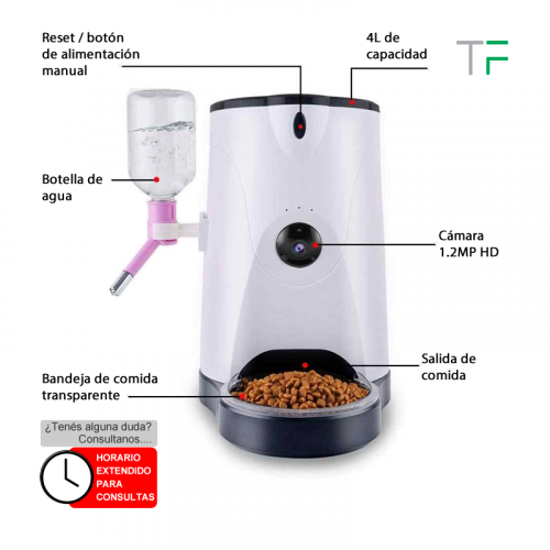 Dispensador de comida para mascotas