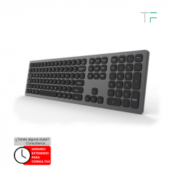 Teclado bluetooth recargable c/numérico