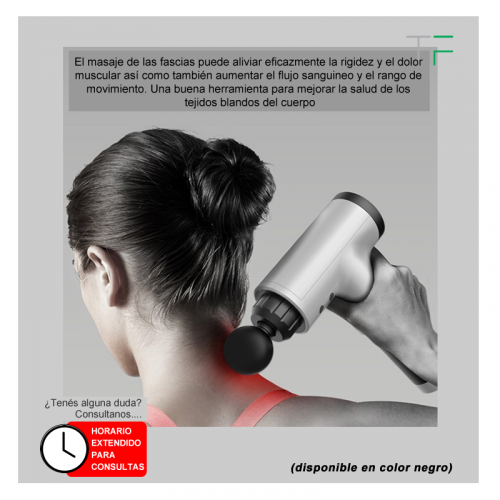 Pistola masajeador personal s/indicador