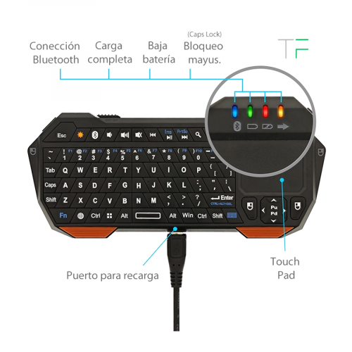 Teclado Bluetooth Mini