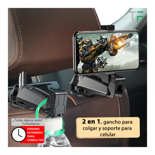 Soporte de celular y mutiuso para auto