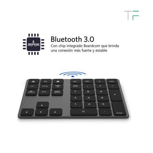 Teclado numérico bluetooth (micro USB)