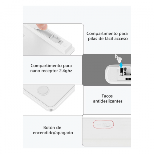 Set de teclado y mouse inalámbrico