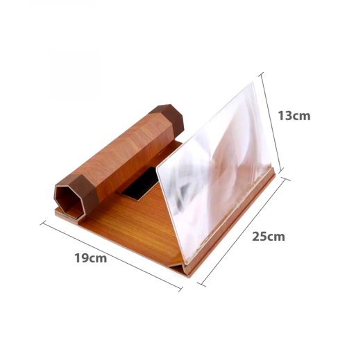 Amplificador de pantalla simil madera