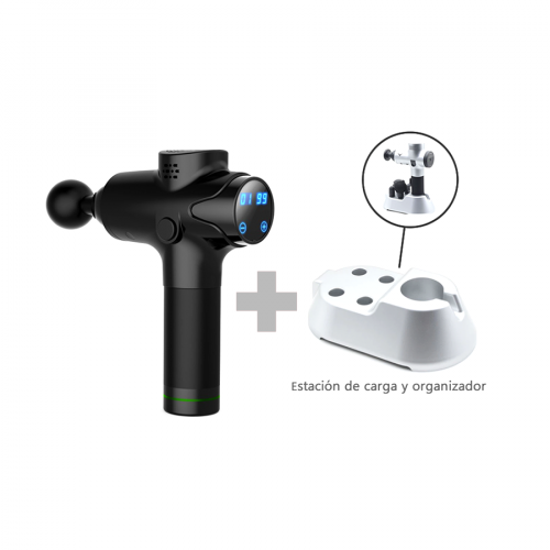 Promo masajeador + estación de carga