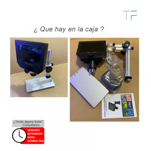 Microscopio digital HD 4.3"